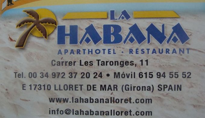La Habana Lloret De mar een uitstekend en aanbevolen logies voor een kort/midlang of lang verblijf op basis van apartement met ontbijt of half pension zeer schappelijke prijs en een 10/10 qua sevice en vriendelijkheid